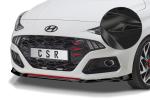 CSR Frontspoiler | Cup-Spoilerlippe mit ABE für Hyundai i10 (3. Gen) N-Line CSL525-G Glossy schwarz Hochglanz (keine Lackierung erforderlich)