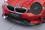 CSR Frontspoiler | Cup-Spoilerlippe mit ABE für BMW 3er (G20/G21) Limousine und Touring CSL526-S schwarz matt strukturiert (keine Lackierung erforderlich)