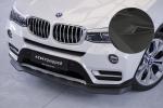 CSR Frontspoiler | Cup-Spoilerlippe mit ABE für BMW X3 (F25) LCI CSL532-M Carbon Look matt strukturiert (keine Lackierung erforderlich)