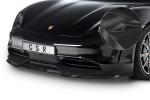 CSR Frontspoiler | Cup-Spoilerlippe mit ABE für Porsche Taycan / Taycan 4S CSL549-C Carbon Look Hochglanz (keine Lackierung erforderlich)