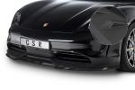 CSR Frontspoiler | Cup-Spoilerlippe mit ABE für Porsche Taycan / Taycan 4S CSL549-L schwarz matt (Lackierung erforderlich)