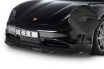 CSR Frontspoiler | Cup-Spoilerlippe mit ABE für Porsche Taycan / Taycan 4S CSL549-M Carbon Look matt strukturiert (keine Lackierung erforderlich)