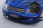 CSR Frontspoiler | Cup-Spoilerlippe mit ABE für Mercedes-Benz CLK A209 / C209 CSL550-G Glossy schwarz Hochglanz (keine Lackierung erforderlich)