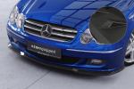 CSR Frontspoiler | Cup-Spoilerlippe mit ABE für Mercedes-Benz CLK A209 / C209 CSL550-M Carbon Look matt strukturiert (keine Lackierung erforderlich)