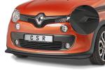 CSR Frontspoiler | Cup-Spoilerlippe mit ABE für Renault Twingo 3 GT CSL559-M Carbon Look matt strukturiert (keine Lackierung erforderlich)