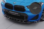 CSR Frontspoiler | Cup-Spoilerlippe mit ABE für BMW X2 F39 M-Paket CSL574-S schwarz matt strukturiert (keine Lackierung erforderlich)