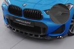 CSR Frontspoiler | Cup-Spoilerlippe mit ABE für BMW X2 F39 M-Paket CSL574-L schwarz matt (Lackierung erforderlich)