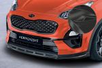 CSR Frontspoiler | Cup-Spoilerlippe mit ABE für Kia Sportage QLE CSL577-C Carbon Look glänzend (keine Lackierung erforderlich)