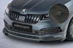 CSR Frontspoiler | Cup-Spoilerlippe mit ABE für Skoda Karoq SportLine CSL583-M Carbon Look matt strukturiert (keine Lackierung erforderlich)