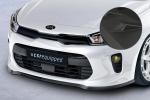 CSR Frontspoiler | Cup-Spoilerlippe mit ABE für Kia Rio 4 (YB) CSL585-M Carbon Look matt strukturiert (keine Lackierung erforderlich)