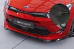 CSR Frontspoiler | Cup-Spoilerlippe mit ABE für Kia Rio 4 (YB) Facelift CSL586-M Carbon Look matt strukturiert (keine Lackierung erforderlich)