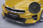 CSR Frontspoiler | Cup-Spoilerlippe mit ABE für Kia XCeed CSL595-M Carbon Look matt strukturiert (keine Lackierung erforderlich)