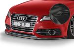 CSR Frontspoiler | Cup-Spoilerlippe mit ABE für Audi A7 S-Line / S7 C7 (Typ 4G) CSL607-G Glossy schwarz glänzend (keine Lackierung erforderlich)