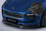 CSR Frontspoiler | Cup-Spoilerlippe mit ABE für Porsche Macan CSL608-G Glossy schwarz Hochglanz (keine Lackierung erforderlich)