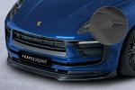 CSR Frontspoiler | Cup-Spoilerlippe mit ABE für Porsche Macan CSL608-L schwarz matt (Lackierung erforderlich)