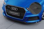 CSR Frontspoiler | Cup-Spoilerlippe mit ABE für Audi A3 S-Line / S3 8V CSL612-L schwarz matt (Lackierung erforderlich)