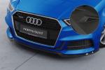 CSR Frontspoiler | Cup-Spoilerlippe mit ABE für Audi A3 S-Line / S3 8V CSL612-M Carbon Look matt strukturiert (keine Lackierung erforderlich)