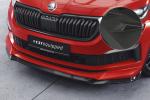 CSR Frontspoiler | Cup-Spoilerlippe mit ABE für Skoda Kodiaq CSL614-M Carbon Look matt strukturiert (keine Lackierung erforderlich)