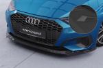 CSR Frontspoiler | Cup-Spoilerlippe mit ABE für Audi A3 8Y Limousine CSL616-S schwarz matt strukturiert (keine Lackierung erforderlich)