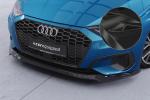 CSR Frontspoiler | Cup-Spoilerlippe mit ABE für Audi A3 8Y Limousine CSL616-G Glossy schwarz Hochglanz (keine Lackierung erforderlich)