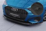 CSR Frontspoiler | Cup-Spoilerlippe mit ABE für Audi A3 8Y Limousine CSL616-M Carbon Look matt strukturiert (keine Lackierung erforderlich)