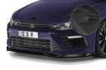 CSR Frontspoiler | Cup-Spoilerlippe mit ABE für VW Scirocco (Typ 13) R CSL617-M Carbon Look matt strukturiert (keine Lackierung erforderlich)