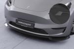 CSR Frontspoiler | Cup-Spoilerlippe mit ABE für Tesla Model Y CSL620-S Strukturiert schwarz matt (keine Lackierung erforderlich)