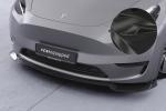CSR Frontspoiler | Cup-Spoilerlippe mit ABE für Tesla Model Y CSL620-C Carbon Look glänzend (keine Lackierung erforderlich)