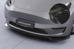 CSR Frontspoiler | Cup-Spoilerlippe mit ABE für Tesla Model Y CSL620-G Glossy schwarz glänzend (keine Lackierung erforderlich)