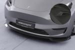 CSR Frontspoiler | Cup-Spoilerlippe mit ABE für Tesla Model Y CSL620-M Carbon Look matt strukturiert (keine Lackierung erforderlich)