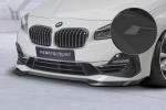 CSR Frontspoiler | Cup-Spoilerlippe mit ABE für BMW 2er (F45) Active Tourer CSL623-S schwarz matt strukturiert (keine Lackierung erforderlich)