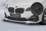 CSR Frontspoiler | Cup-Spoilerlippe mit ABE für BMW 2er (F45) Active Tourer CSL623-M Carbon Look matt strukturiert (keine Lackierung erforderlich)