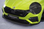 CSR Frontspoiler | Cup-Spoilerlippe mit ABE für Skoda Octavia 4 RS / RS Plus CSL624-C Carbon Look Hochglanz (keine Lackierung erforderlich)