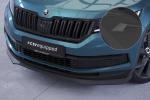 CSR Frontspoiler | Cup-Spoilerlippe mit ABE für Skoda Kodiaq CSL626-S schwarz matt strukturiert (keine Lackierung erforderlich)