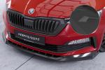 CSR Frontspoiler | Cup-Spoilerlippe mit ABE für Skoda Scala Monte Carlo CSL627-S schwarz matt strukturiert (keine Lackierung erforderlich)