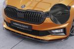 CSR Frontspoiler | Cup-Spoilerlippe mit ABE für Skoda Fabia 4 CSL630-C Carbon Look Hochglanz (keine Lackierung erforderlich)