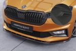 CSR Frontspoiler | Cup-Spoilerlippe mit ABE für Skoda Fabia 4 CSL630-M Carbon Look matt strukturiert (keine Lackierung erforderlich)