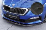 CSR Frontspoiler | Cup-Spoilerlippe mit ABE für Skoda Scala CSL633-M Carbon Look matt strukturiert (keine Lackierung erforderlich)
