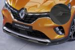 CSR Frontspoiler | Cup-Spoilerlippe mit ABE für Renault Captur 2 CSL637-M Carbon Look matt strukturiert (keine Lackierung erforderlich)