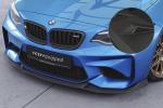 CSR Frontspoiler | Cup-Spoilerlippe mit ABE für BMW M2 (F87) CSL638-M Carbon Look matt strukturiert (keine Lackierung erforderlich)