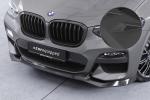 CSR Frontspoiler | Cup-Spoilerlippe mit ABE für BMW X3 G01 / X4 G02 M-Paket CSL642-L schwarz matt (Lackierung erforderlich)