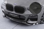 CSR Frontspoiler | Cup-Spoilerlippe mit ABE für BMW X3 G01 / X4 G02 M-Paket CSL642-M Carbon Look matt strukturiert (keine Lackierung erforderlich)