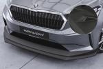CSR Frontspoiler | Cup-Spoilerlippe mit ABE für Skoda Enyaq iV CSL647-M Carbon Look matt strukturiert (keine Lackierung erforderlich)