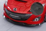 CSR Frontspoiler | Cup-Spoilerlippe mit ABE für Mazda 3 (Typ BL) MPS CSL650-L schwarz matt (Lackierung erforderlich)