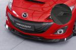 CSR Frontspoiler | Cup-Spoilerlippe mit ABE für Mazda 3 (Typ BL) MPS CSL650-M Carbon Look matt strukturiert (keine Lackierung erforderlich)