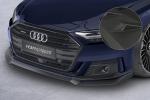 CSR Frontspoiler | Cup-Spoilerlippe mit ABE für Audi A8 D5 S-Line CSL656-M Carbon Look matt strukturiert (keine Lackierung erforderlich)