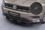 CSR Frontspoiler | Cup-Spoilerlippe mit ABE für VW Tiguan 2 (Typ AD) Basis CSL658-S schwarz matt strukturiert (keine Lackierung erforderlich)