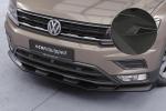 CSR Frontspoiler | Cup-Spoilerlippe mit ABE für VW Tiguan 2 (Typ AD) Basis CSL658-M Carbon Look matt strukturiert (keine Lackierung erforderlich)