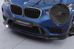 CSR Frontspoiler | Cup-Spoilerlippe mit ABE für BMW X1 (F48) CSL659-M Carbon Look matt strukturiert (keine Lackierung erforderlich)