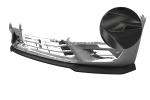 CSR Frontspoiler | Cup-Spoilerlippe mit ABE für BMW  X1 (F48) CSL662-C Carbon Look Hochglanz (keine Lackierung erforderlich)